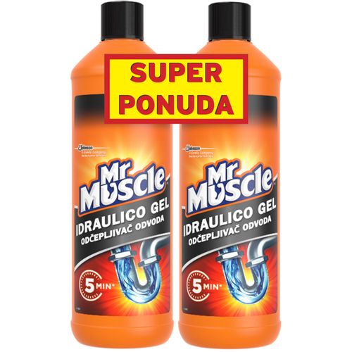 Mr. Muscle vodoinstalater gel duopak XXL 2x1l slika 1