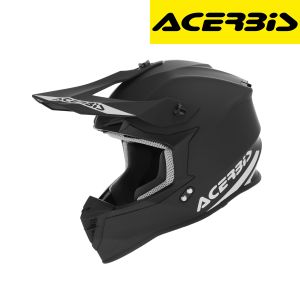 Zatvorena - full face off road kaciga za motor Acerbis Linear 2206 Solid - Metalik crna vel.L