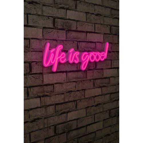 Wallity Ukrasna plastična LED rasvjeta, Life Is Good - Pink slika 10