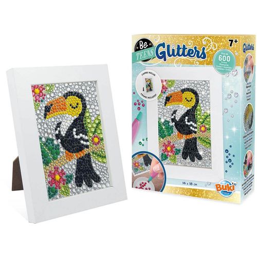 Buki® Kreativni set za stvaranje fotografija s kristalima Glitters Toucan slika 1