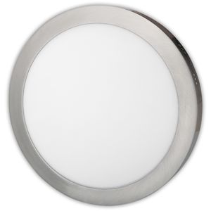 Avide panel nadgradbeni okrugli Satin Nickel 4000K 24W