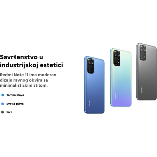 Mobilni telefon Xiaomi Note 11 4/64GB Blue (svetlo plavi) slika 15