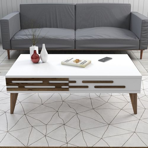 Valensiya - White White Coffee Table slika 2