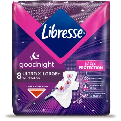 Libresse ultra night extra wing 8 kom slika 1