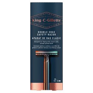 King C. Gillette Brijač + 5 žileta double edge