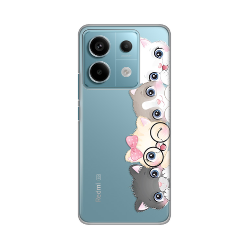 Torbica Silikonska Print Skin za Xiaomi Redmi Note 13 Pro 5G (EU) Cats slika 1