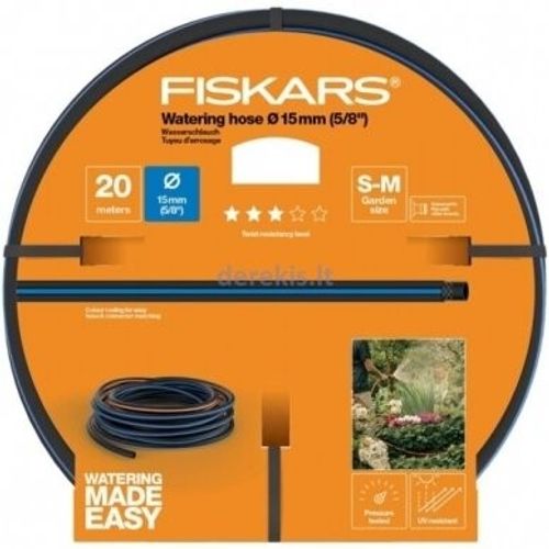 FISKARS crijevo za vodu 15mm (5/8") 20m Q3 1027096 ljeto slika 1