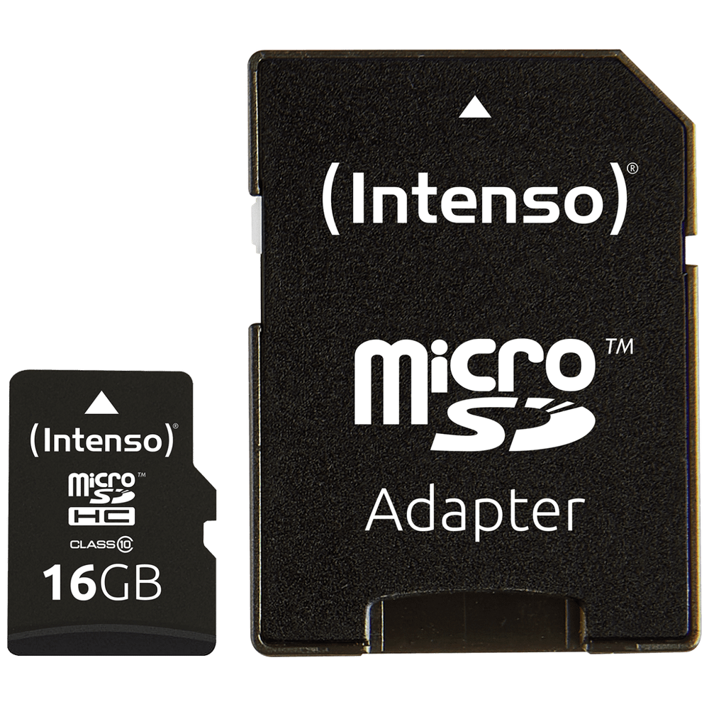 (Intenso) Micro SD Kartica 16GB Class 10 (SDHC &amp; SDXC) sa adapterom - SDHCmicro+ad-16GB/Class10 slika 2