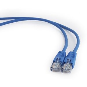 Gembird PP12-2M/B Patch Cable, U/UTP Cat.5e, Blue, 2m