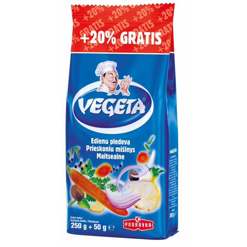 Vegeta vrećica 250+50g gratis slika 1