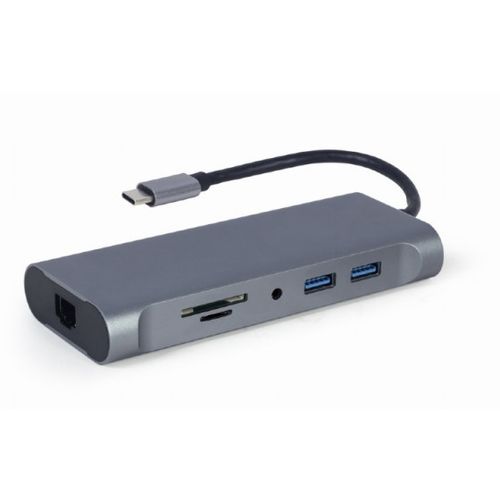  Cablexpert Docking station A-CM-COMBO7-01 USB-C - HDMI/VGA/3xUSB/PD/CD/GLAN slika 4