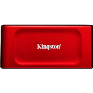 Kingston SXS1000R/2000G Portable SSD 2TB, XS1000, USB 3.2 Gen.2x2 (20Gbps), Read up to 1,050MB/s, Write up to 1,000 MB/s, Red