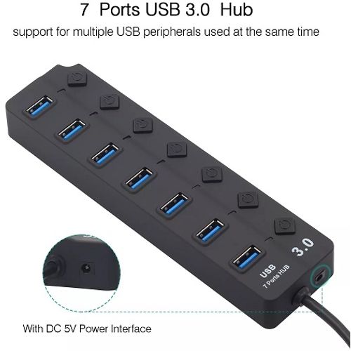 Usb HUB 3.0 7 porta KT-HUSB.76 slika 2