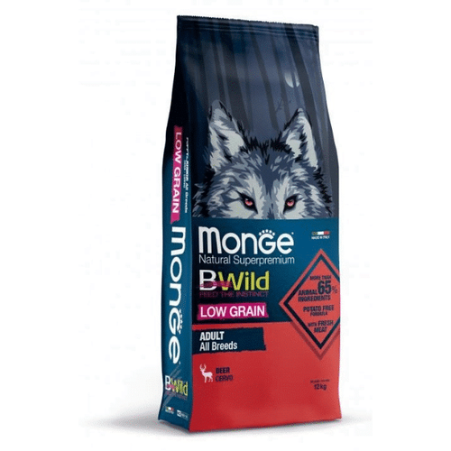 Monge BWild Low Grain Dog All Breeds Adult Deer 2.5 kg slika 1