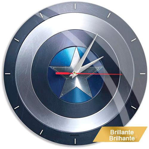 Marvel Captain America wall clock slika 1