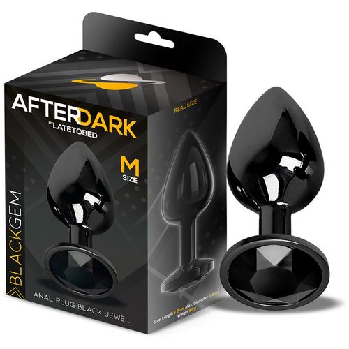 Afterdark Aluminium Blackgem Butt Plug S/M/L slika 6