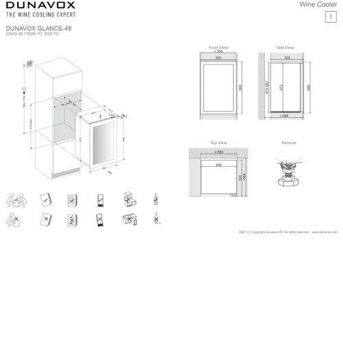 DAVG-49.116DOP.TO DUNAVOX vinska vitrina slika 8