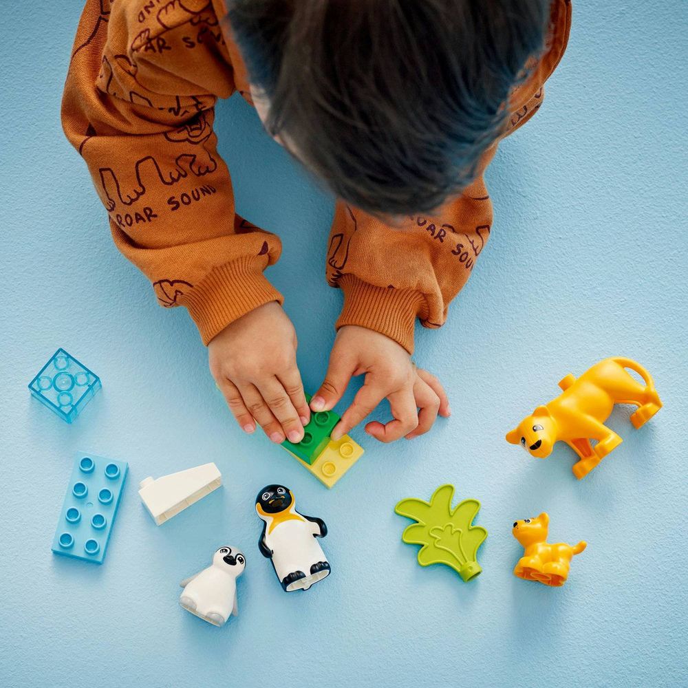 LEGO 10442 Porodica divljih životinja: Pingvini i lavovi slika 3