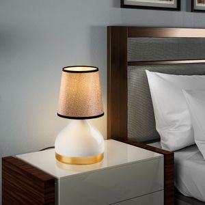 Set Stona Lampa Yıldo - 8022 - boje: bijela, svijetlosmeđa (2 komada)