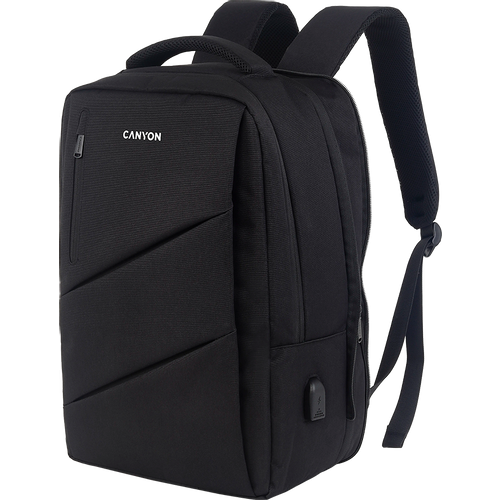 CANYON BPE-5, Laptop backpack, Black slika 2