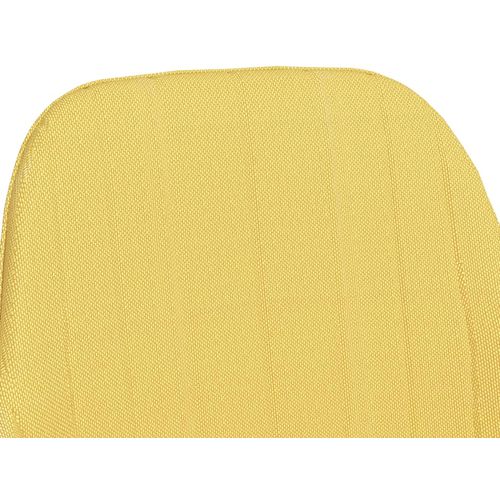 Blagovaonske stolice s naslonima za ruke 4 kom žute od tkanine slika 31