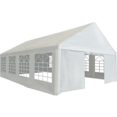 Šator za zabave od PE-a 5 x 8 m bijeli slika 51