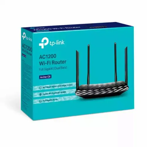 Wireless Router TP-Link Archer C6 AC1200/Mesh/ext x 4/2.4-5Ghz/1WAN/4LAN slika 2