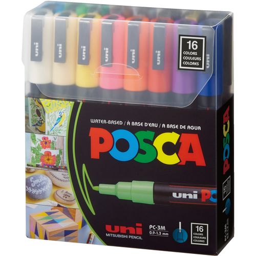 Uni pak marker Posca pc-3m 16/1  slika 1