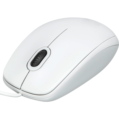 Logitech Miš optički, 800 dpi, 3 tipke, USB - B100 White slika 1