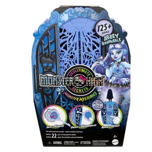 Monster High Skulltime Secrets Abbey Bominable doll + cupboard slika 1