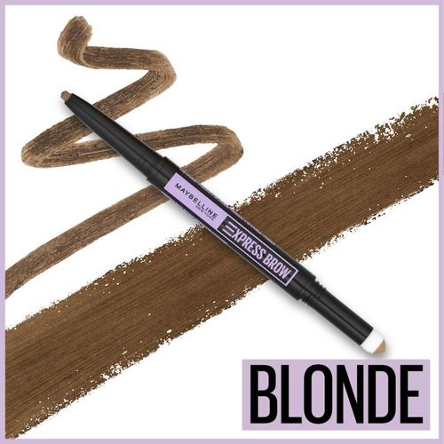 Maybelline New York Express Brow Satin Duo olovka za obrve 01 Dark Blond slika 1