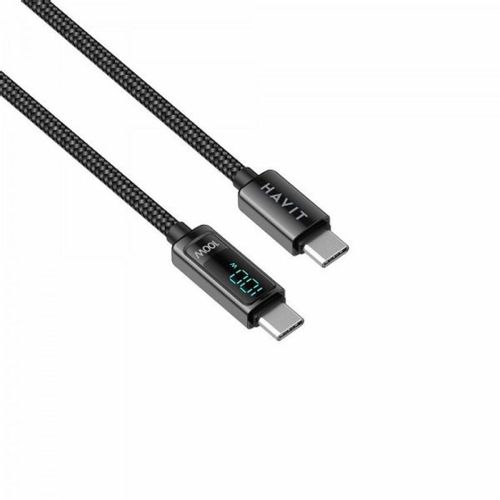 HAVIT USB-C na USB-C kabel s LCD zaslonom, 2M slika 2