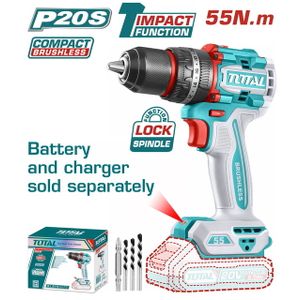 TOTAL Aku Udarna Bušilica 20V 55Nm SOLO