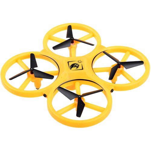 Dron Quadracopter upravljanje rukavicom žuti slika 3