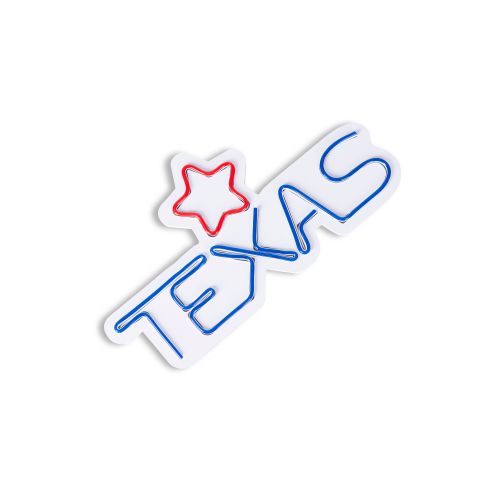 Wallity Ukrasna plastična LED rasvjeta, Texas Lone Star Red slika 13