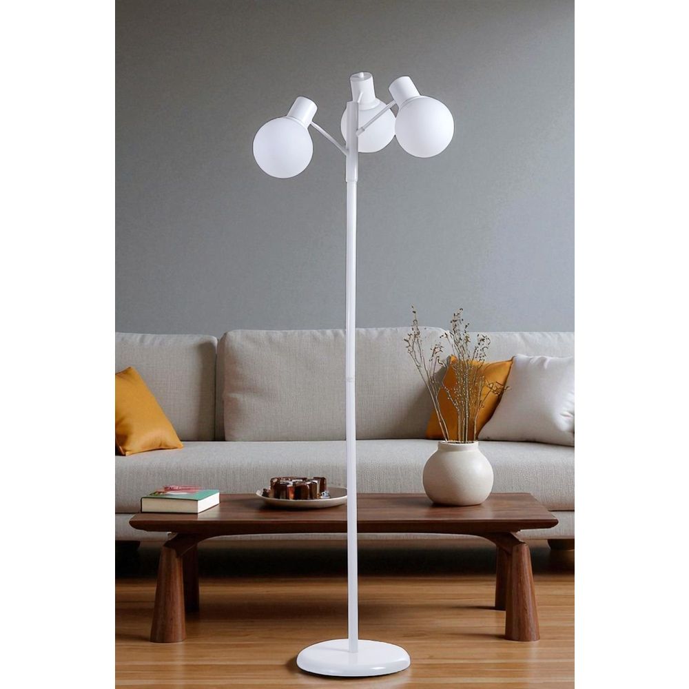 Opviq Podna lampa 203, bijela slika 1