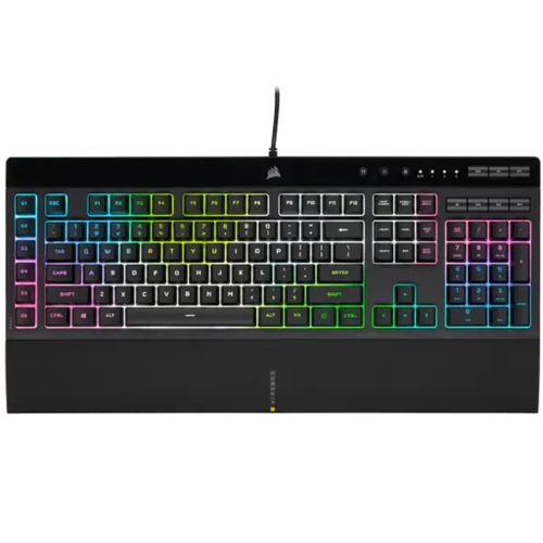 Corsair tastatura K55 RGB PRO XT žična CH-9226715-NA gaming RGB crna slika 1