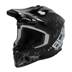 Zatvorena - full face off road kaciga za motor XXL vel. Acerbis Linear 2206 - Crna