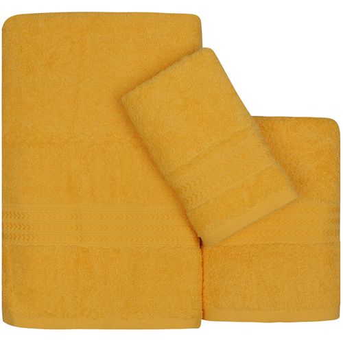 Colourful Cotton Set ručnika YELLOW, u poklon kutiji, 3 komada, Rainbow - Dark Yellow slika 3