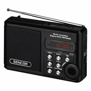 Radio SENCOR SRD 215 B USB/MP3 crni