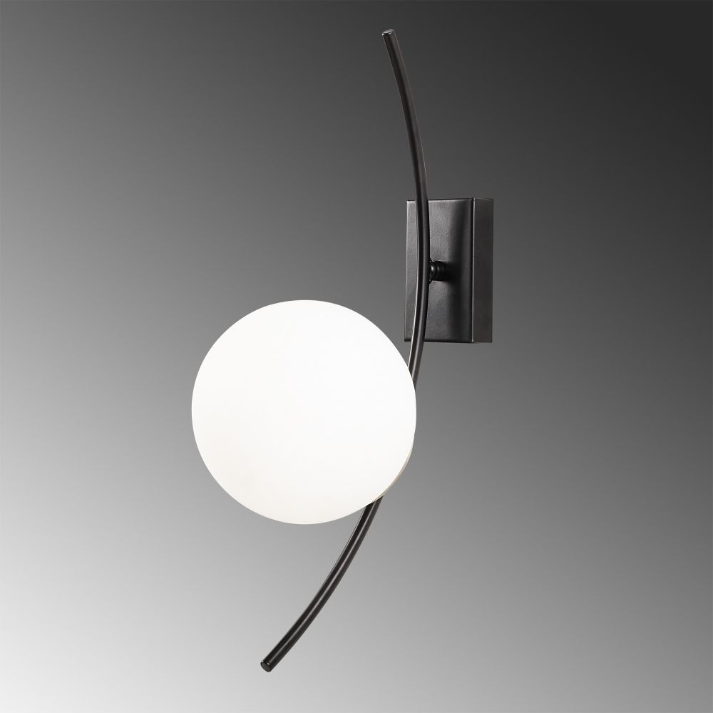 Zidna lampa Hilal - 3821 Crno-bijela slika 4