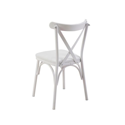 Woody Fashion Stolica, Bijela boja, Oliver Chair -  White slika 3