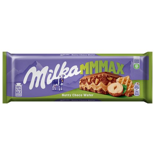 Milka Mmmax Čokolada nutty choco wafer 270 g slika 1