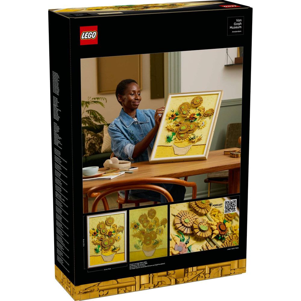 LEGO 31215 Vincent Van Gogh Sunflowers slika 10