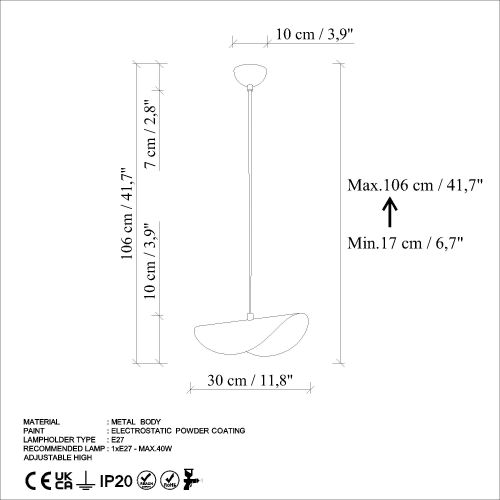 Opviq Luster BRINLEY slika 8