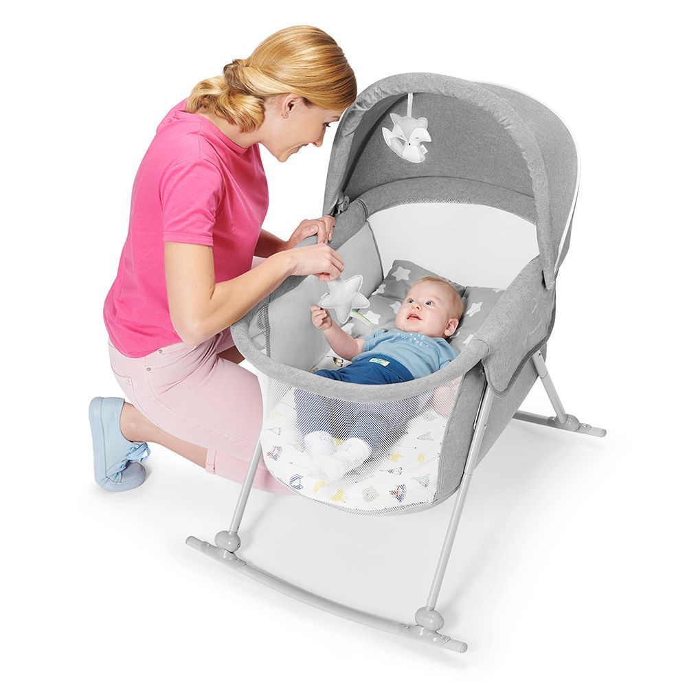 Kinderkraft Sklopiva kolijevka LOVI 3U1 Grey slika 16