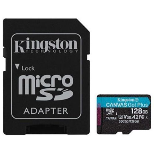 Kingston MicroSD 128GB Canvas GoPlus Class10 UHS-I U3 V30 A2, SDCG3/128GB slika 1