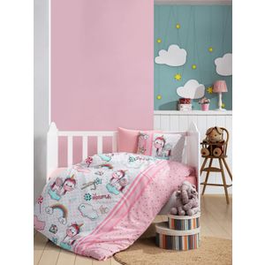 L'essential Maison Unicorn v2 - Pink Pink
White
Mint Ranforce Baby Quilt Cover Set