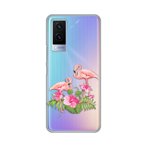 Torbica Silikonska Print Skin za Vivo Y71T Flamingo slika 1