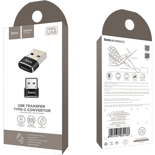 Hoco adapter UA6, USB-A to type C slika 2